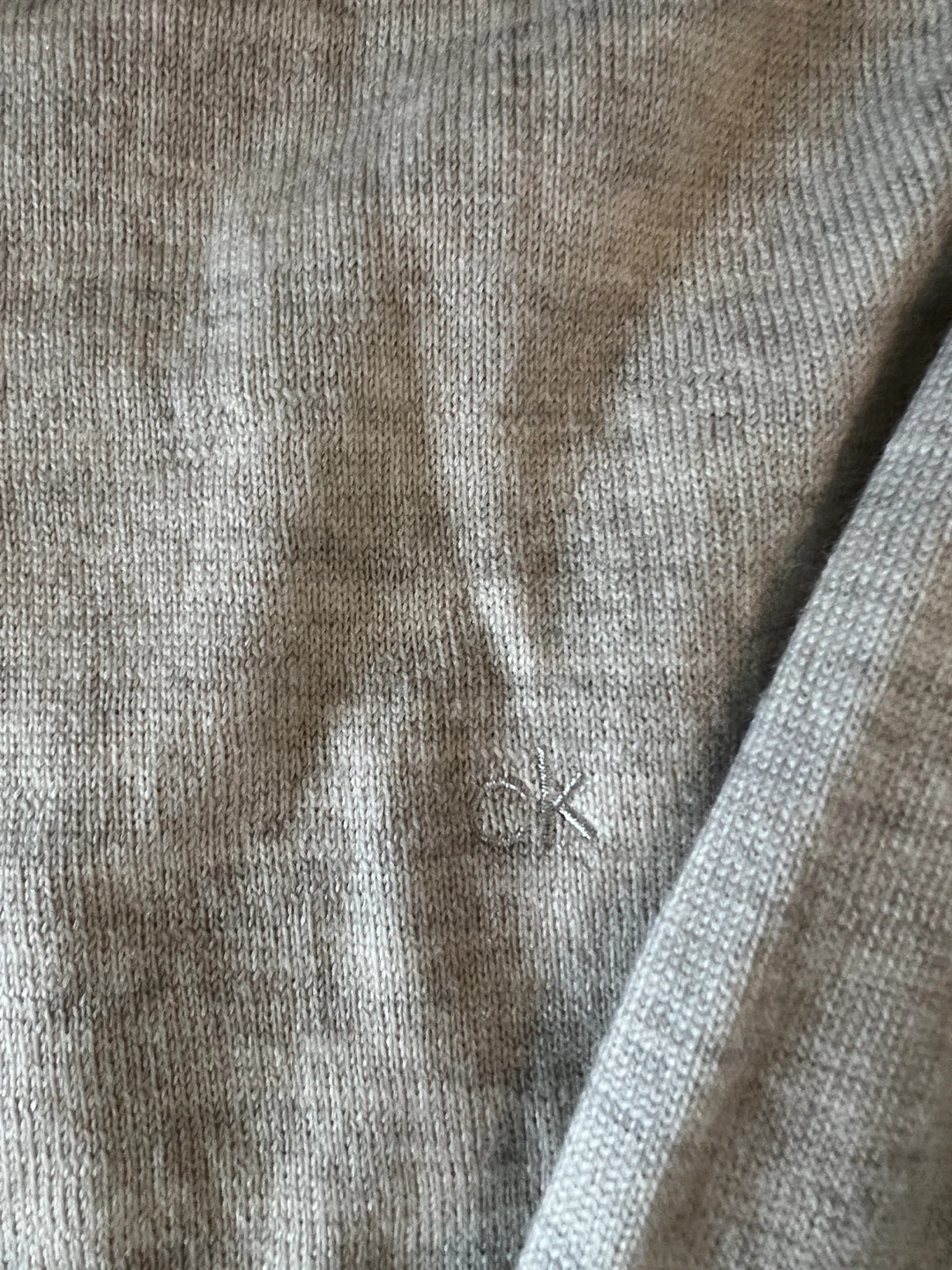 Men’s Calvin Klein Merino Wool V-Neck Sweater – Large - photo 2