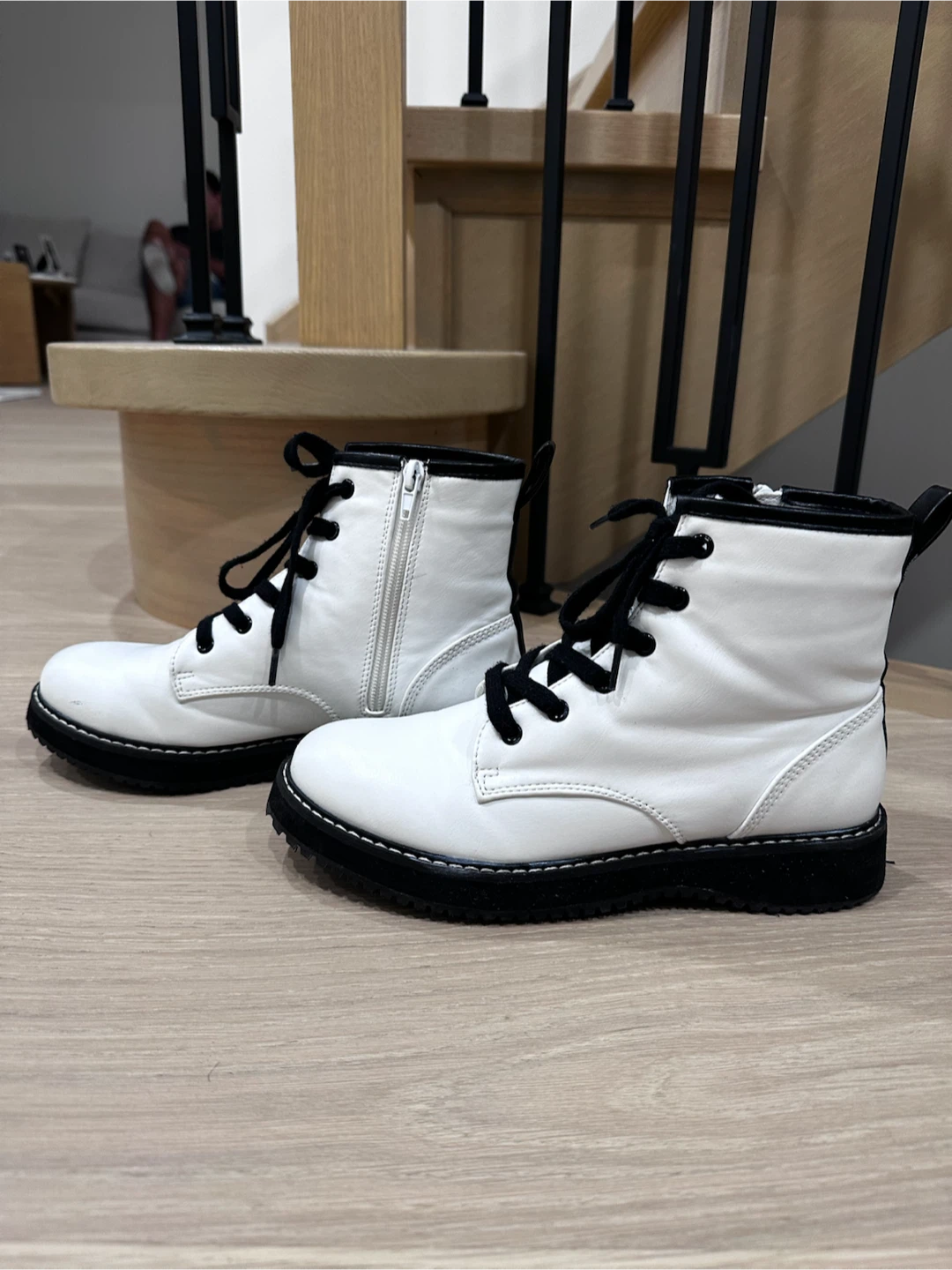 Steve Madden White Boots
