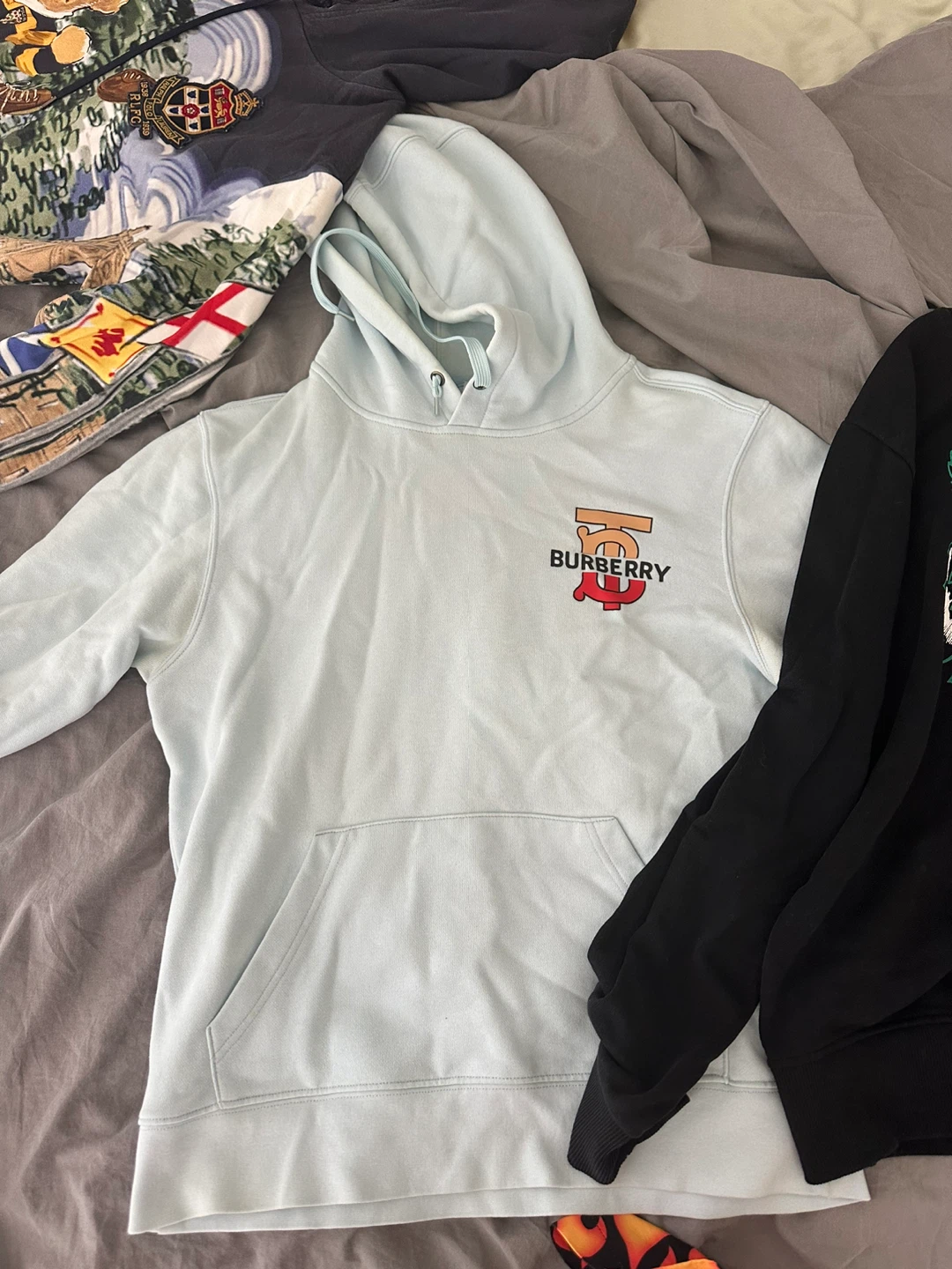 Burberry Light Blue Hoodie