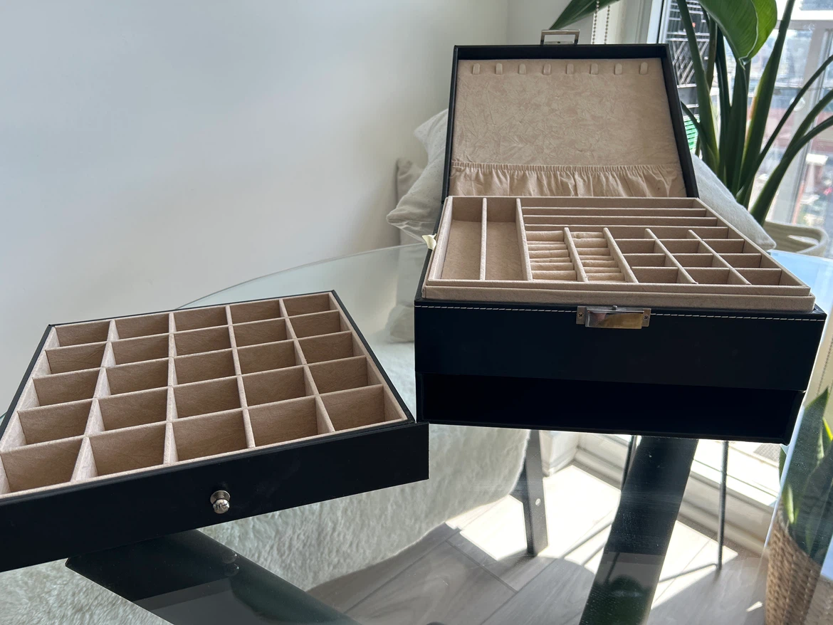 Black Multi-Tiered Jewellery Box - photo 4