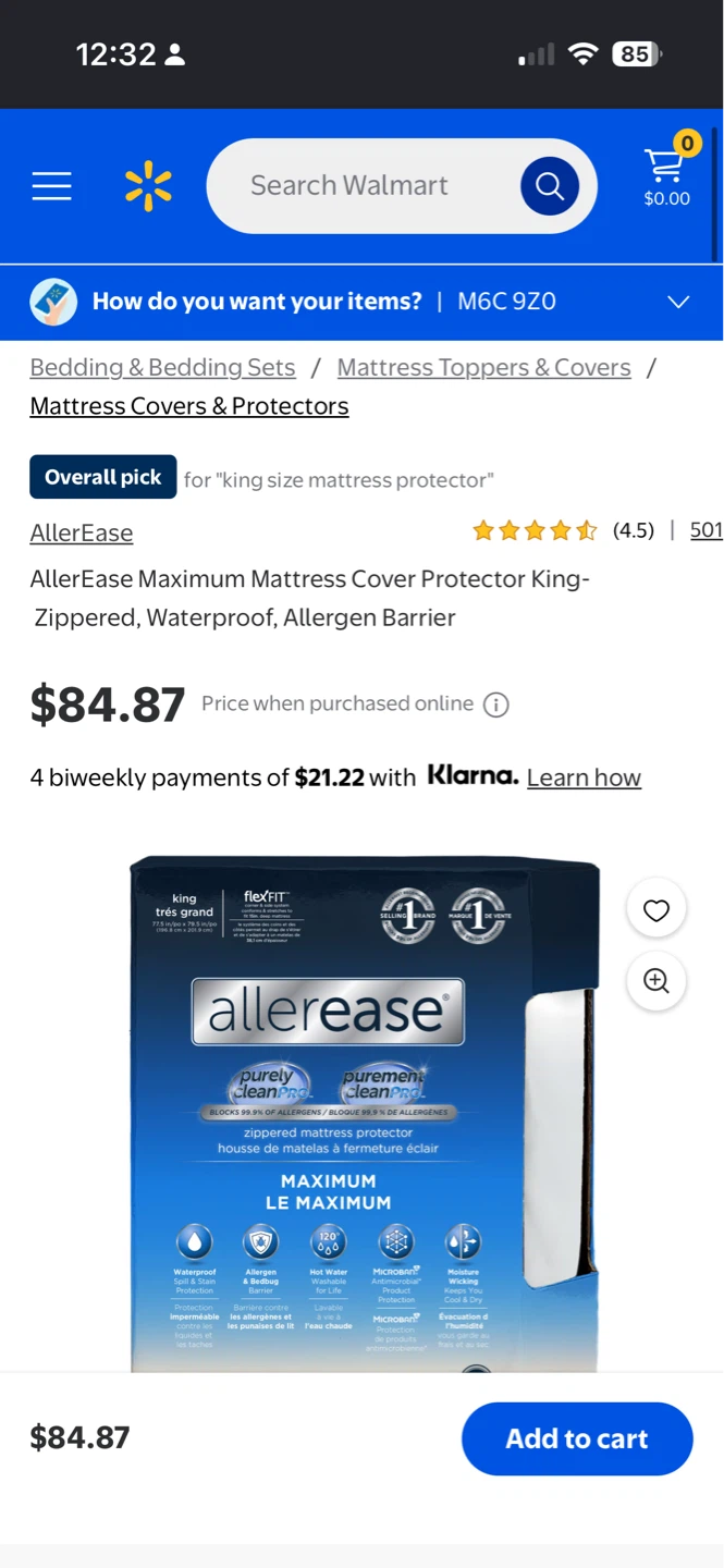 AllerEase Plush Knit Fitted Mattress Protector King - photo 4