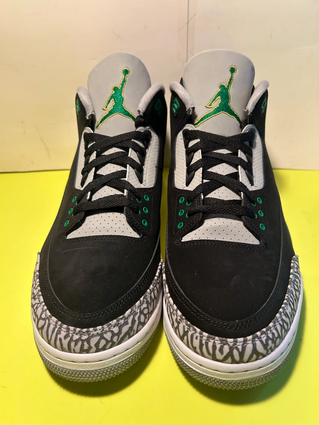 Air Jordan 3 "Green Cement" Men's Sneakers