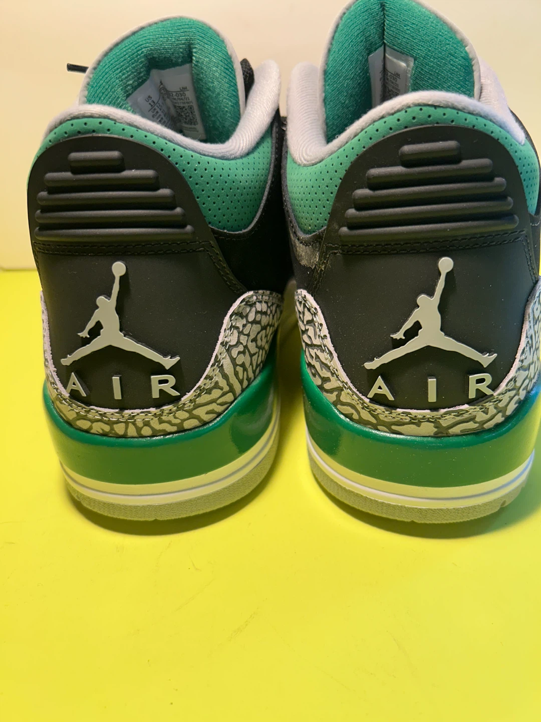 Air Jordan 3 "Green Cement" Men's Sneakers - photo 2
