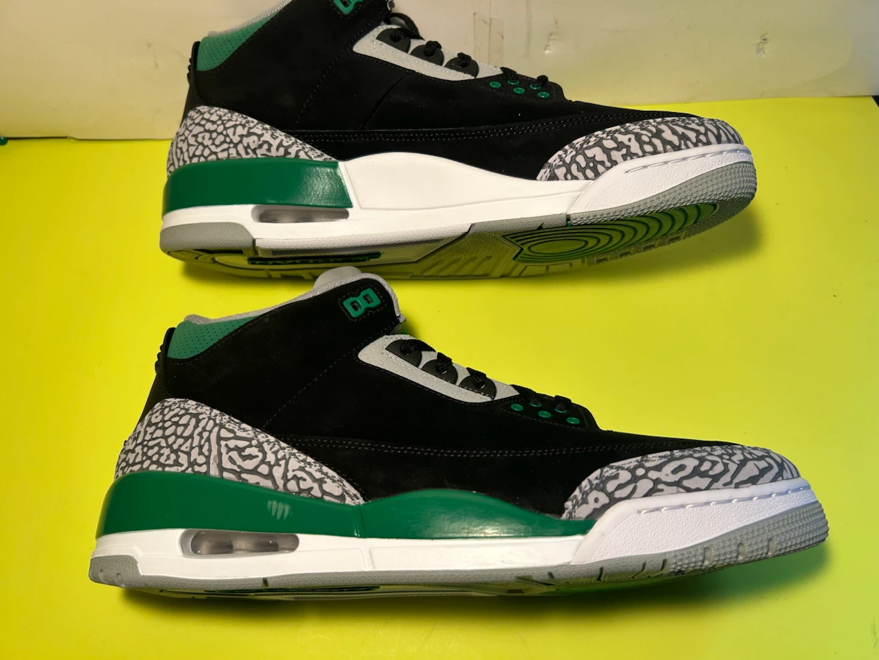 Air Jordan 3 "Green Cement" Men's Sneakers - photo 4