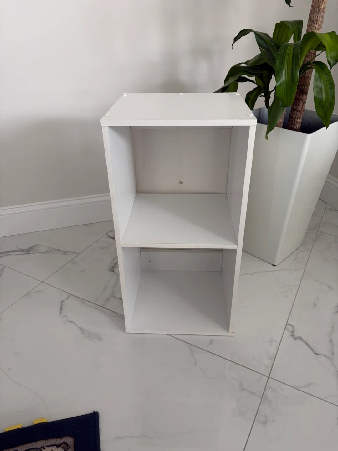 White 2-Tier Storage Shelf