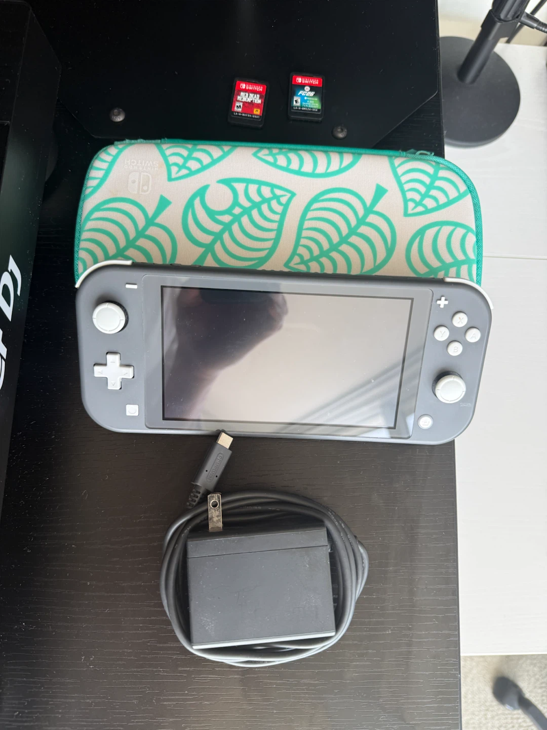 Nintendo Switch Lite Grey with Case and 2 Games