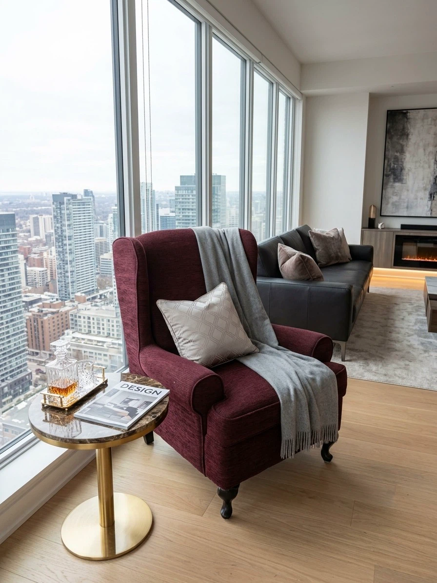 Wingback Accent Chair - photo 3