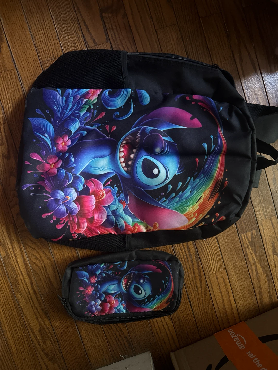 Stitch Backpack with matching pencil case