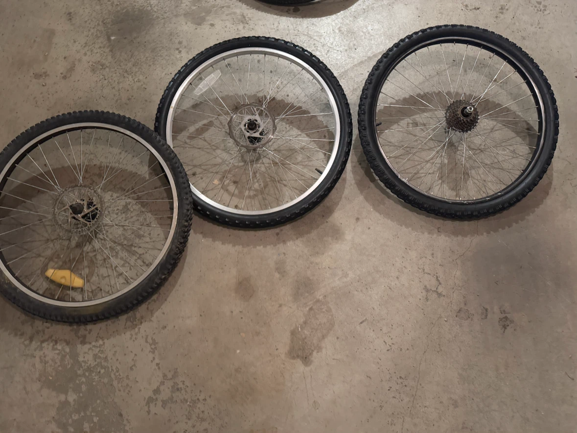 Mountain Bike Wheels with Disk Brakes
