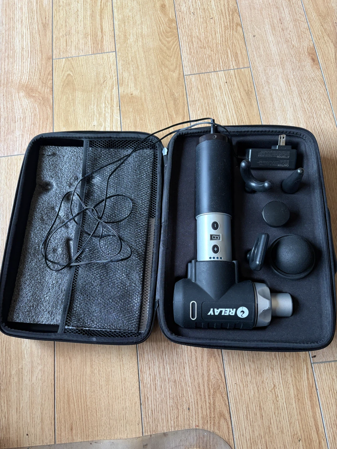 Relay Percussion Massage Gun with Case - photo 4