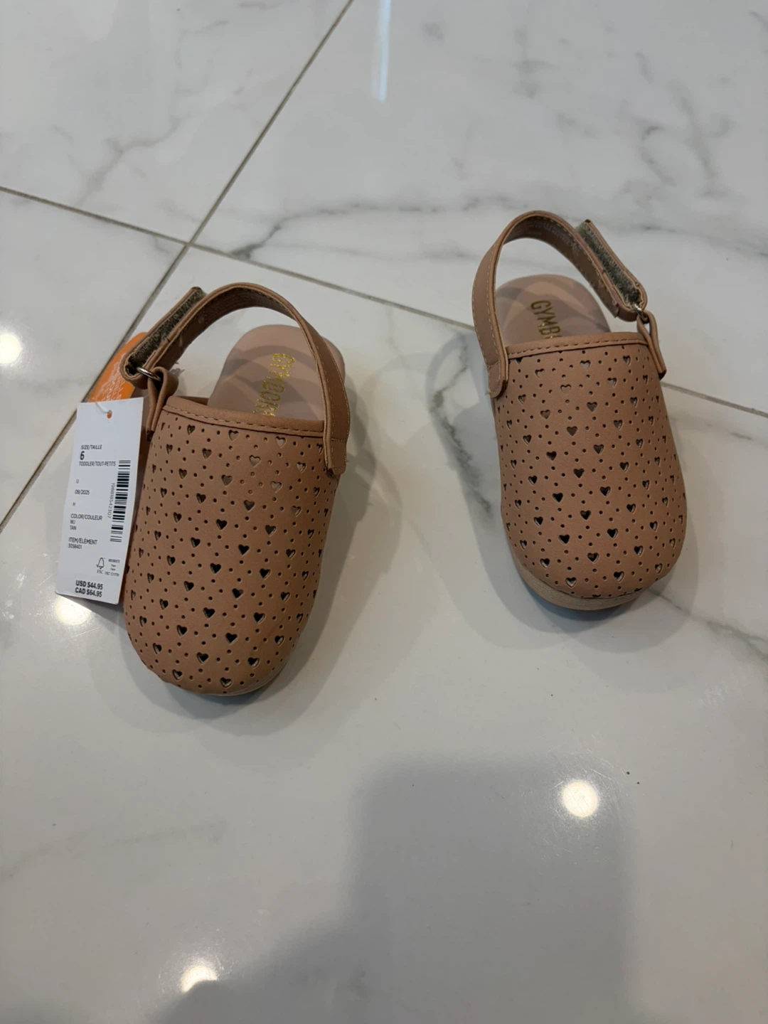 Gymboree Tan Toddler Sandals Size 6