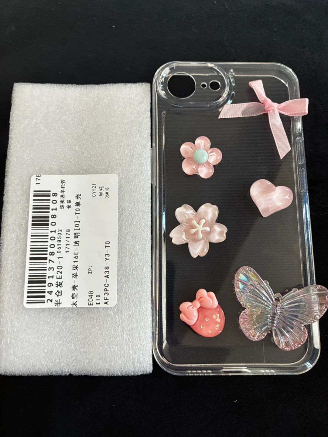 Clear Phone Case with Charms - photo 2