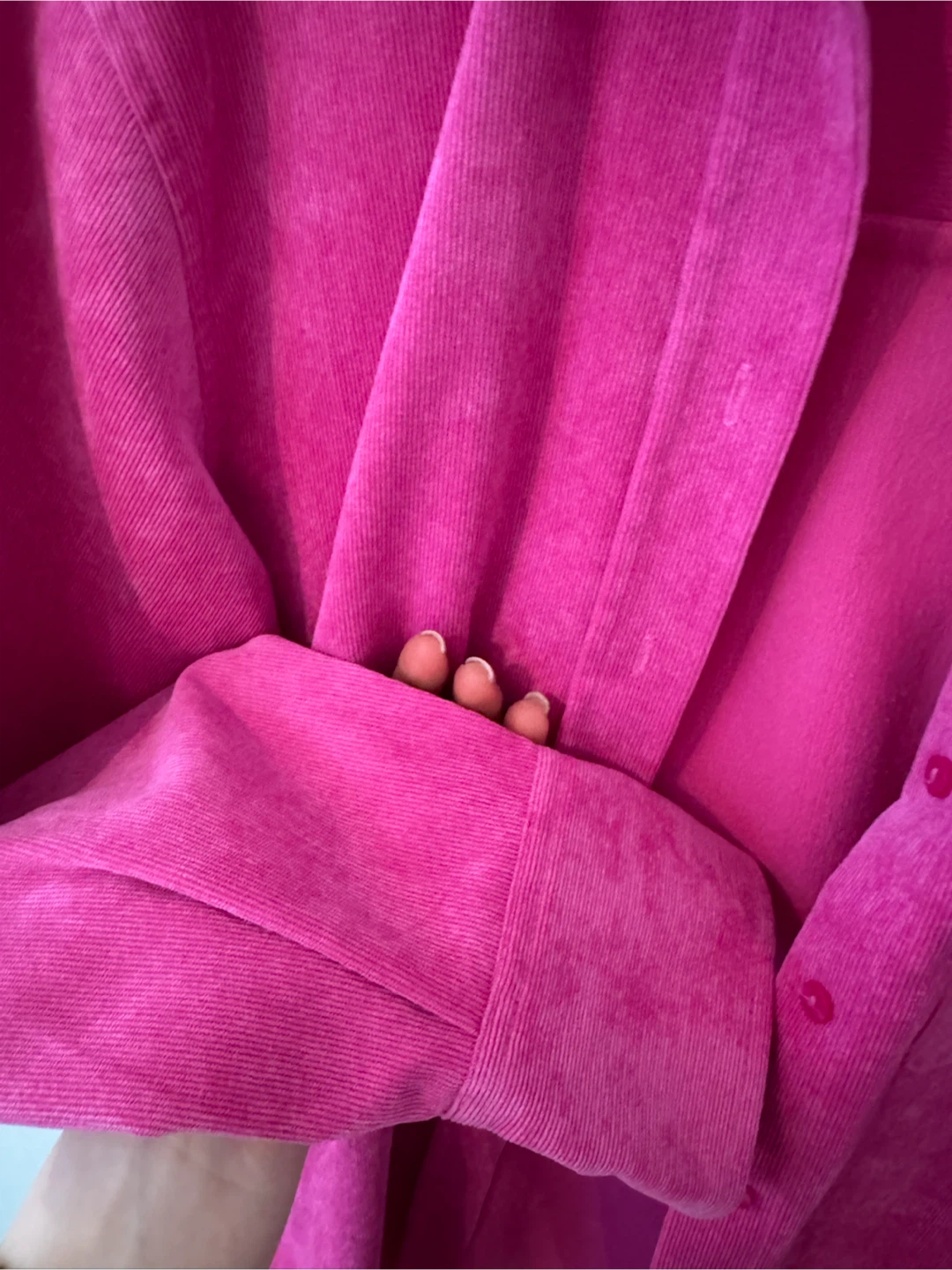 ZARA Pink Corduroy Shirt - photo 5