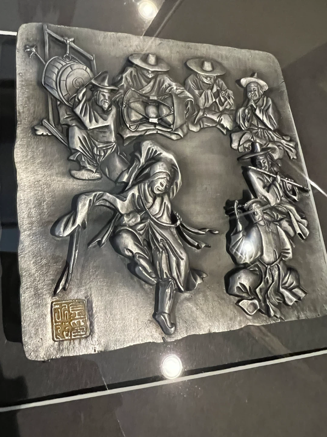 Framed Korean Pewter Art - photo 3