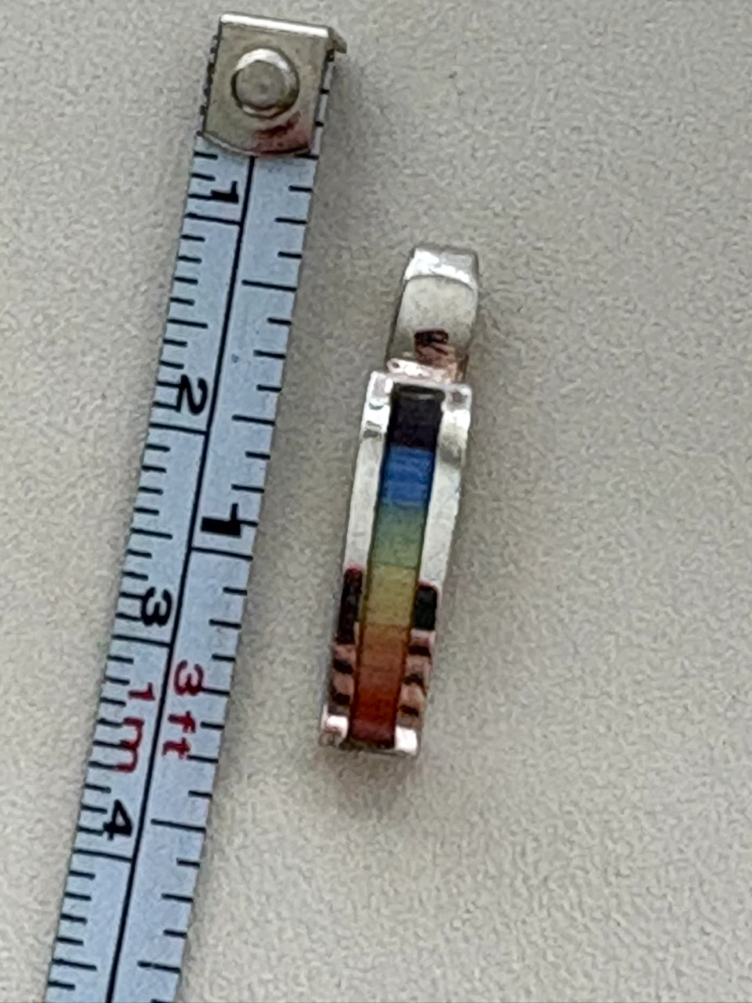 Sterling Silver Rainbow Pendant - photo 2