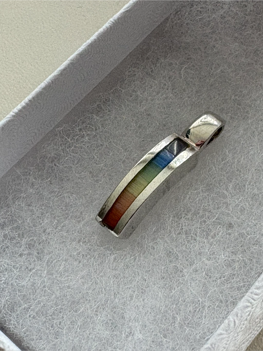 Sterling Silver Rainbow Pendant - photo 5