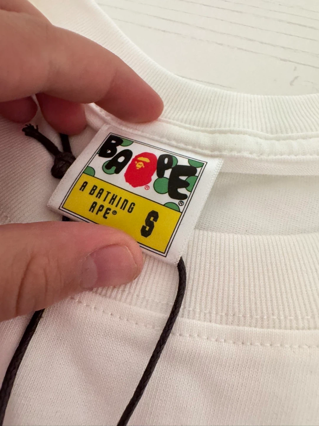 A Bathing Ape (BAPE) White Cotton T-Shirt Size S - photo 2
