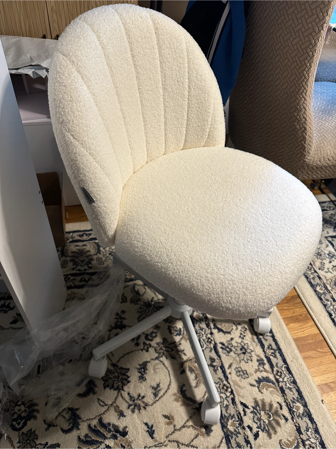 White vanity desk Chair