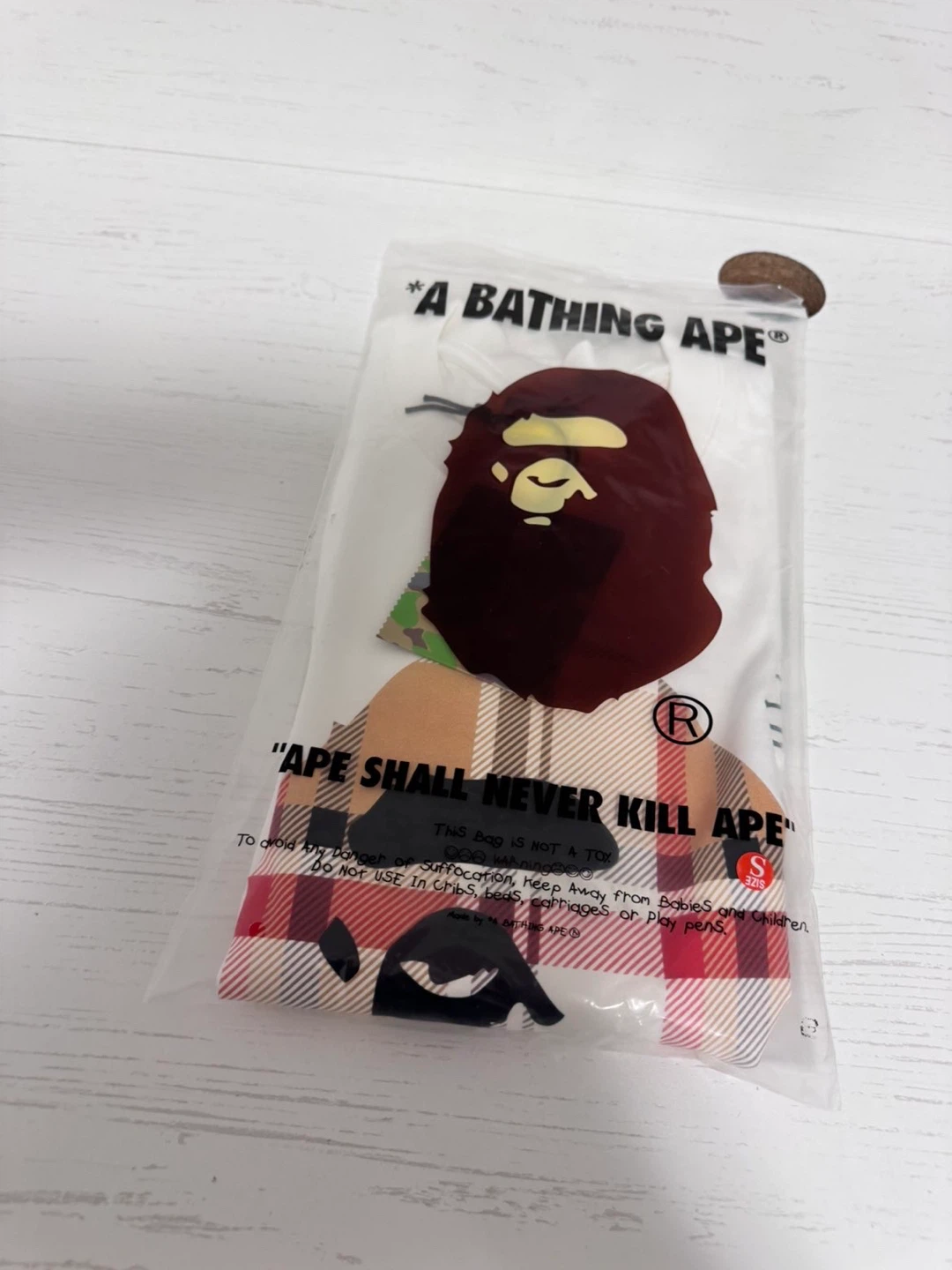 A Bathing Ape X Burberry T-Shirt - Size S