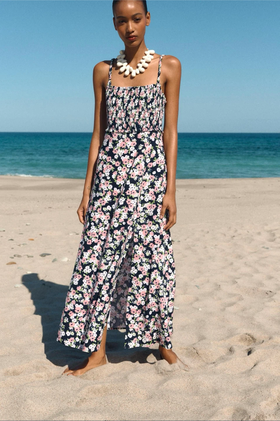 Zara Floral Print Maxi Dress