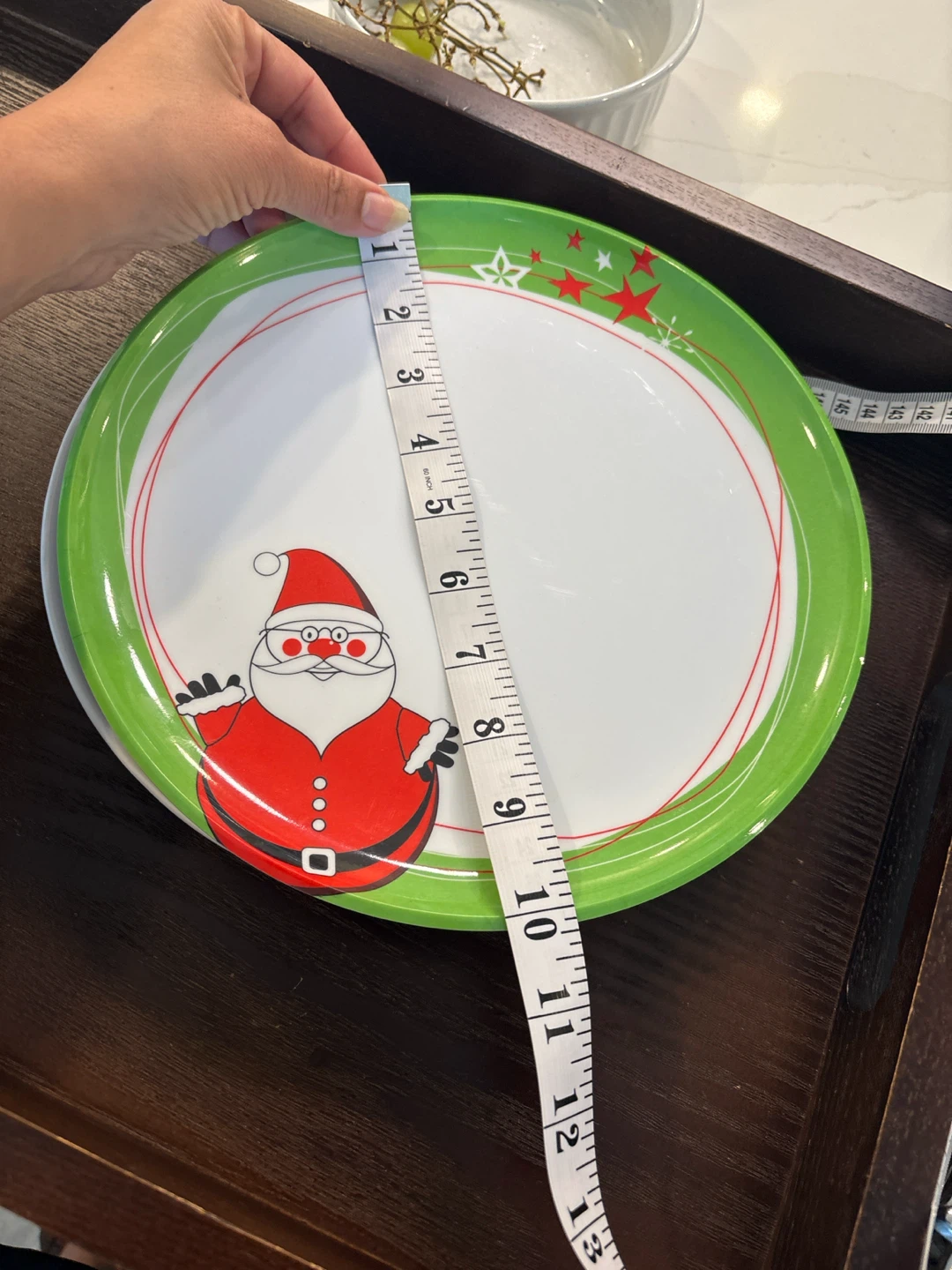 Corelle Christmas Santa Plate - photo 3