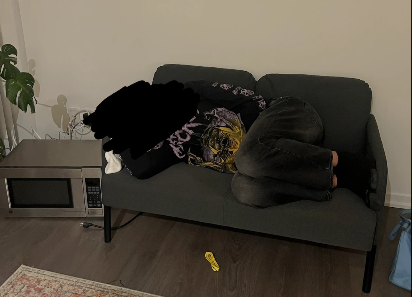 IKEA GLOSTAD Loveseat, Knisa dark gray - photo 3