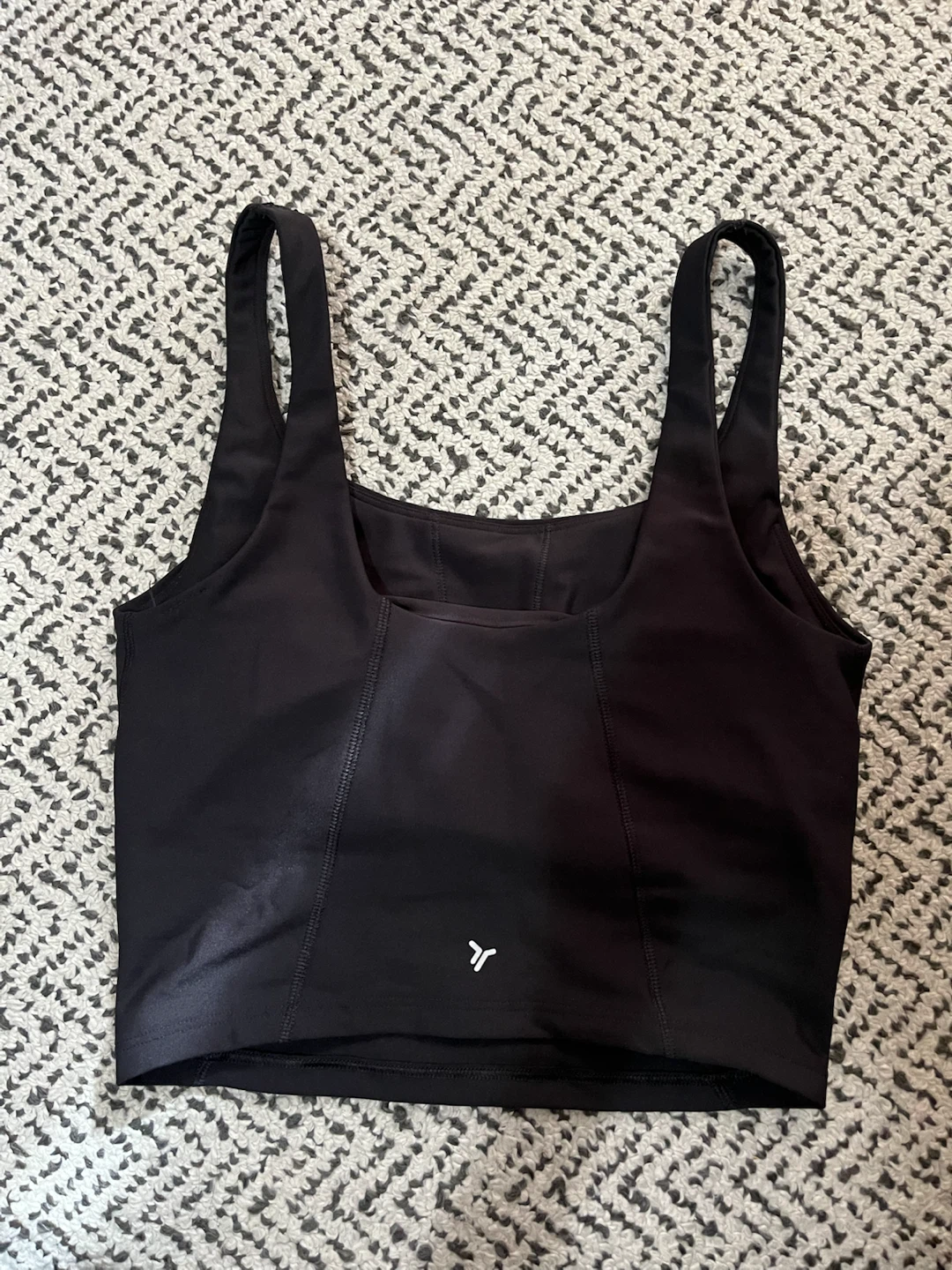 Old Navy Active PowerSoft Black Crop Tank - photo 2