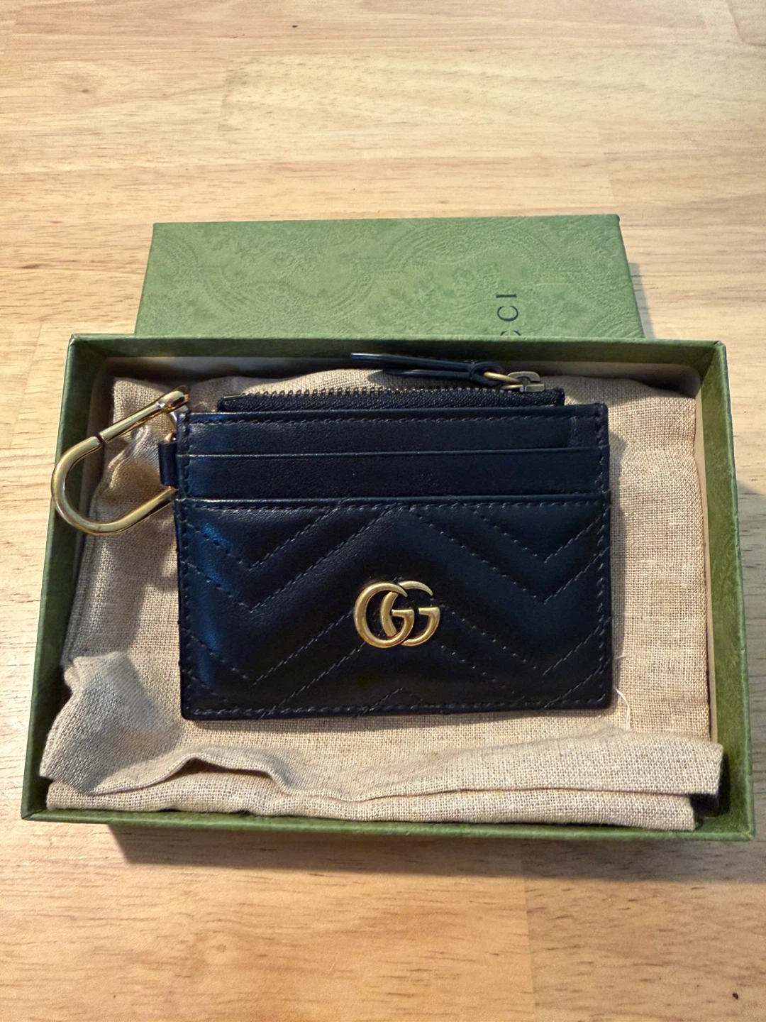 Gucci Marmont Card Case Black