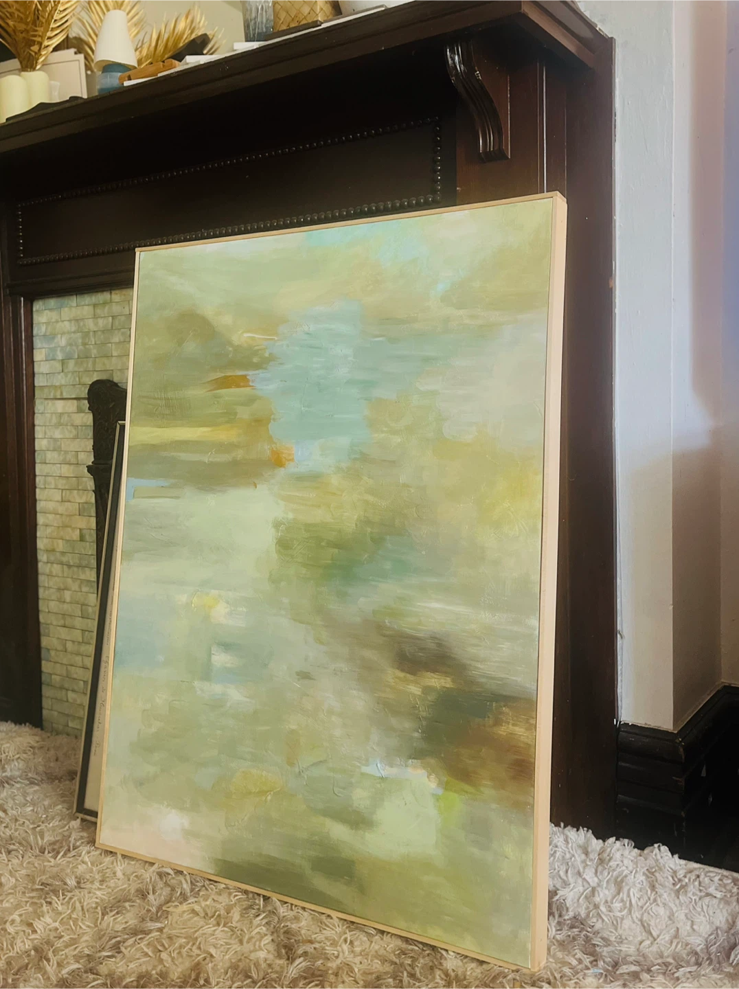Original Art in Wood Frame 30” x 40” - photo 4