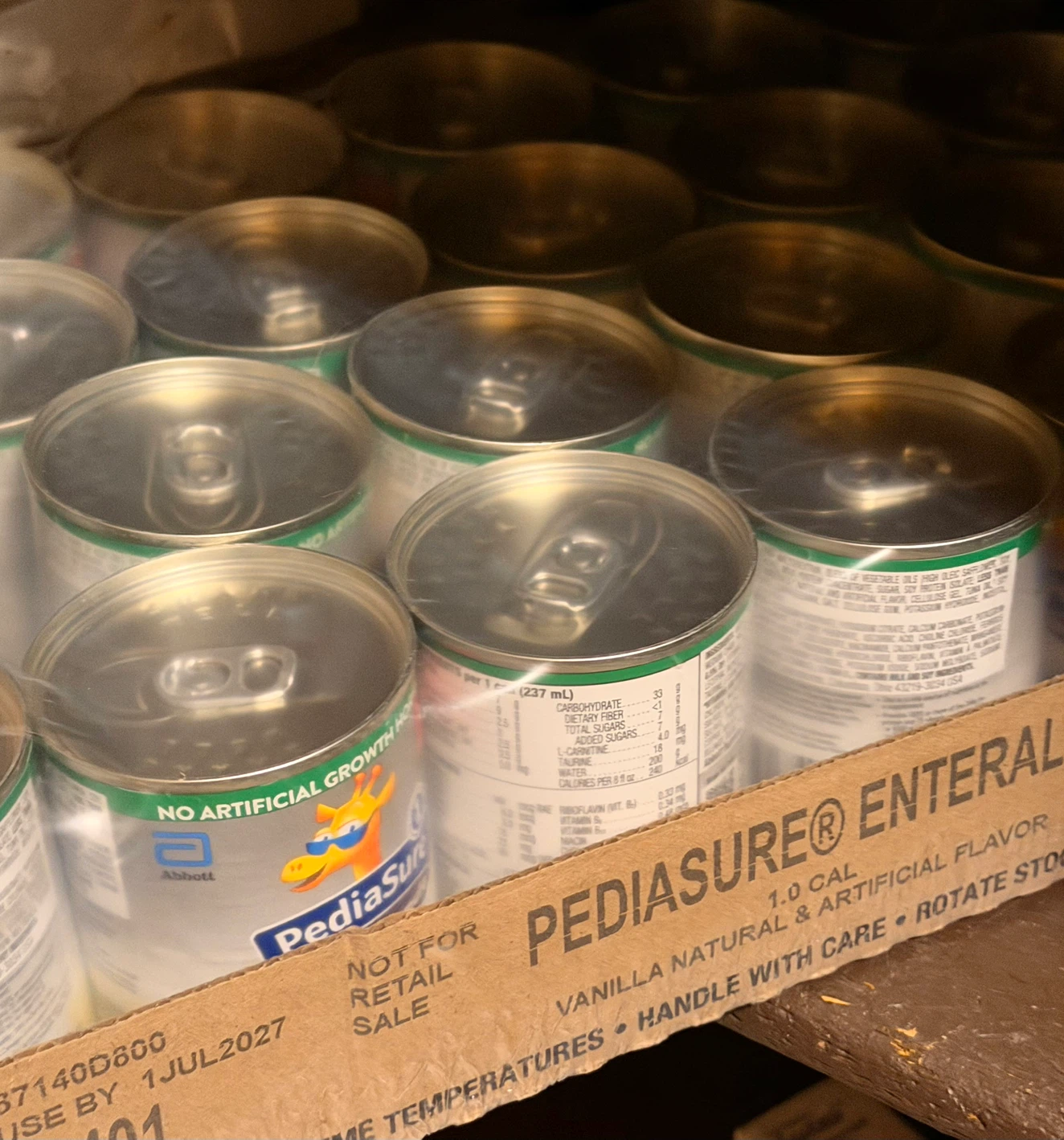 Pediasure Enteral Vanilla 237ml Cans