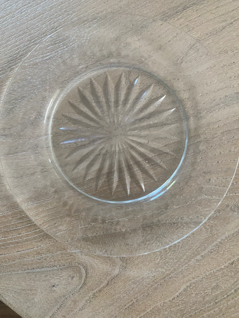 12 Tiffany & Co. New York Etched Glass Plate - photo 2