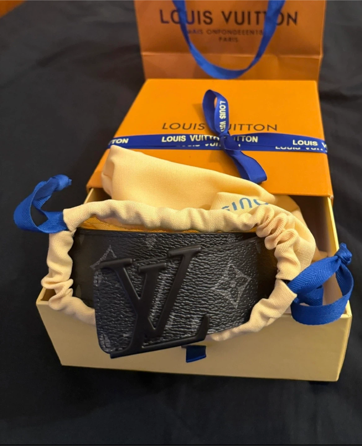 Louis Vuitton Monogram Eclipse Belt
