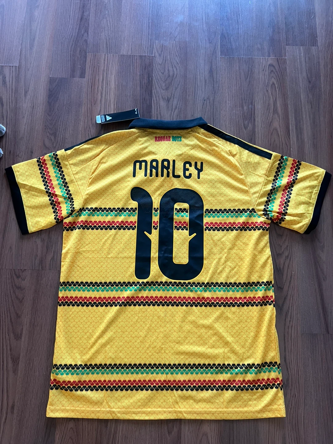NWT Adidas Jamaica National Football Team Marley Jersey XL - photo 2