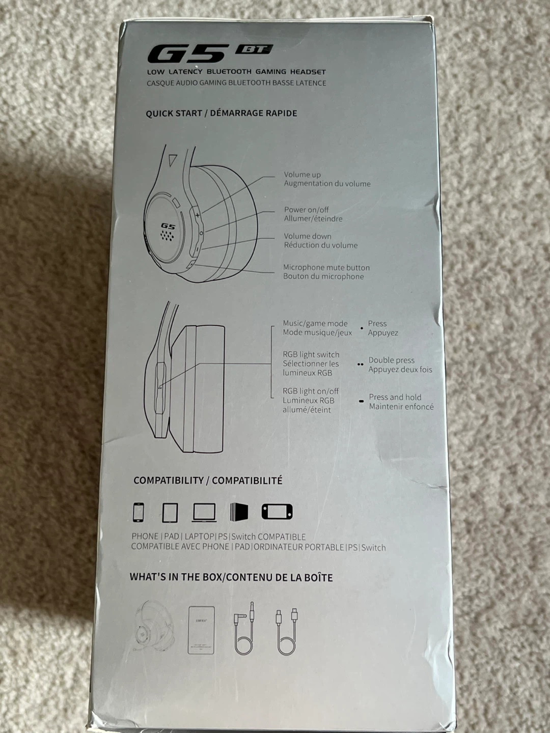 Low Latency Bluetooth Gaming Headset, switch compatible - photo 3