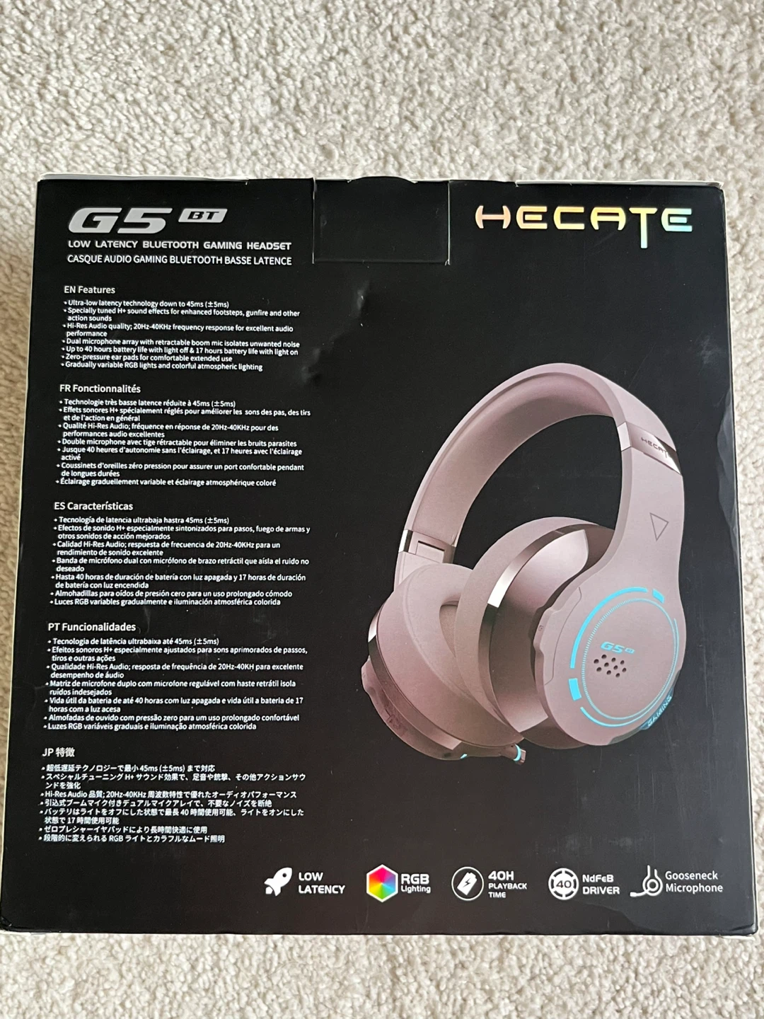 Low Latency Bluetooth Gaming Headset, switch compatible - photo 4