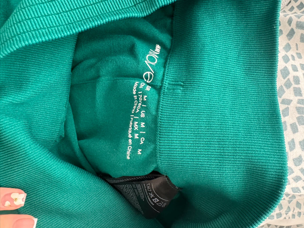 H&M Move Green Seamless Leggings - photo 4
