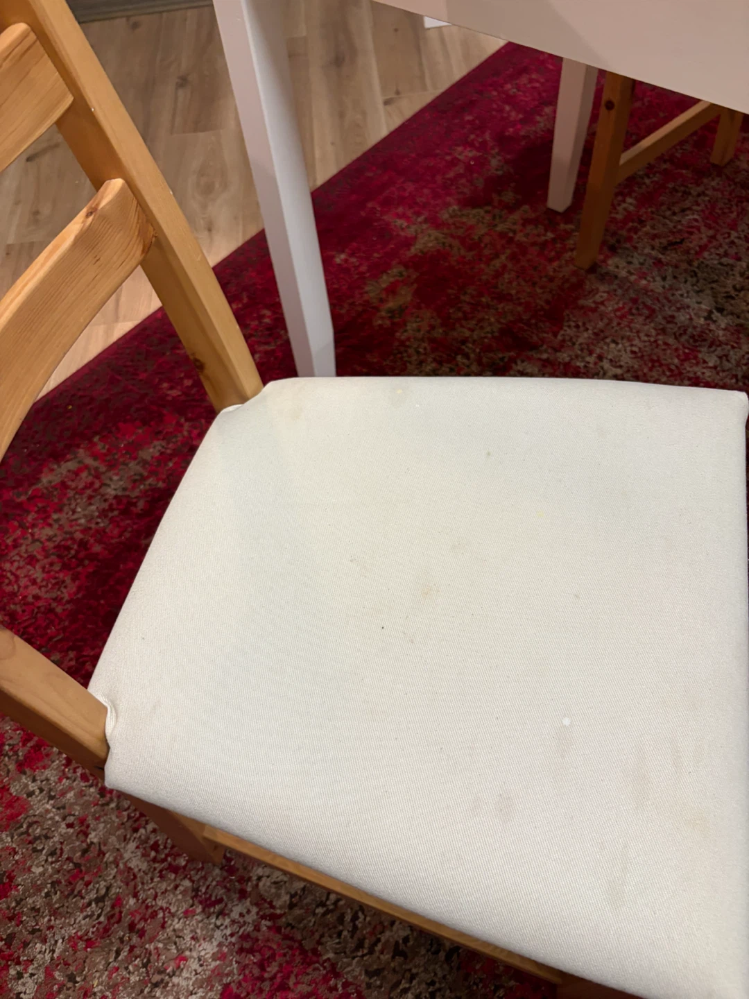 IKEA dining table and two chairs - photo 3