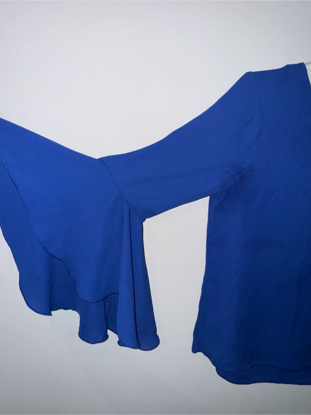 Suzy Shier Blue Bell Sleeve Blouse - photo 2