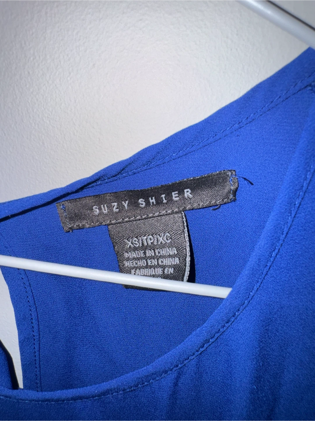 Suzy Shier Blue Bell Sleeve Blouse - photo 4
