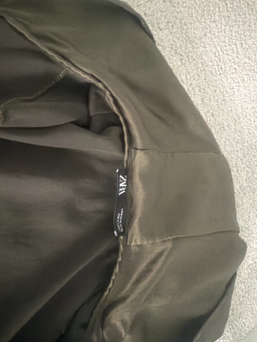 Zara Hooded Jacket - Olive Green - photo 3