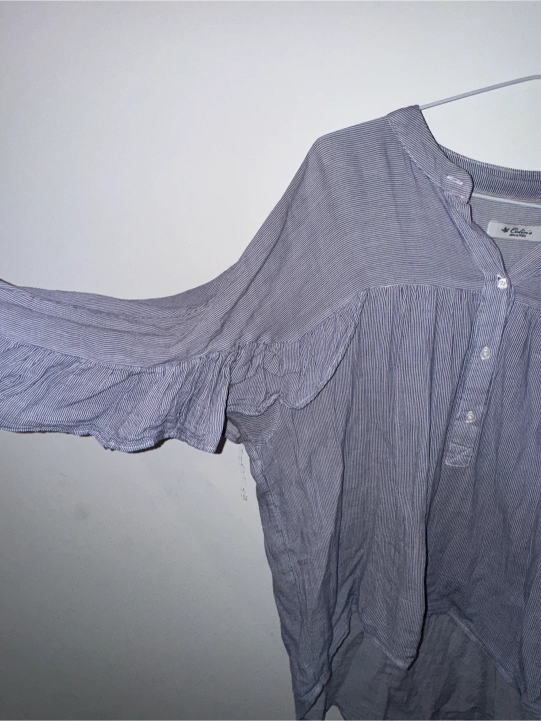 Colin’s Striped Ruffle Blouse - photo 2