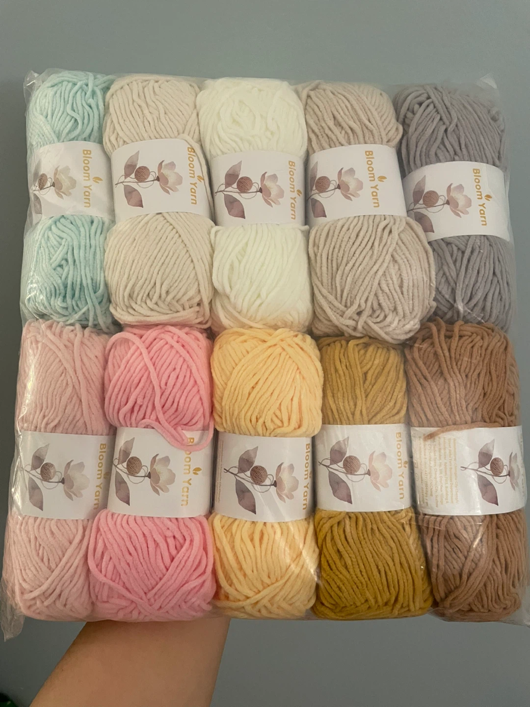 Bloom Yarn Velvet Yarn Pack, 10 Skeins