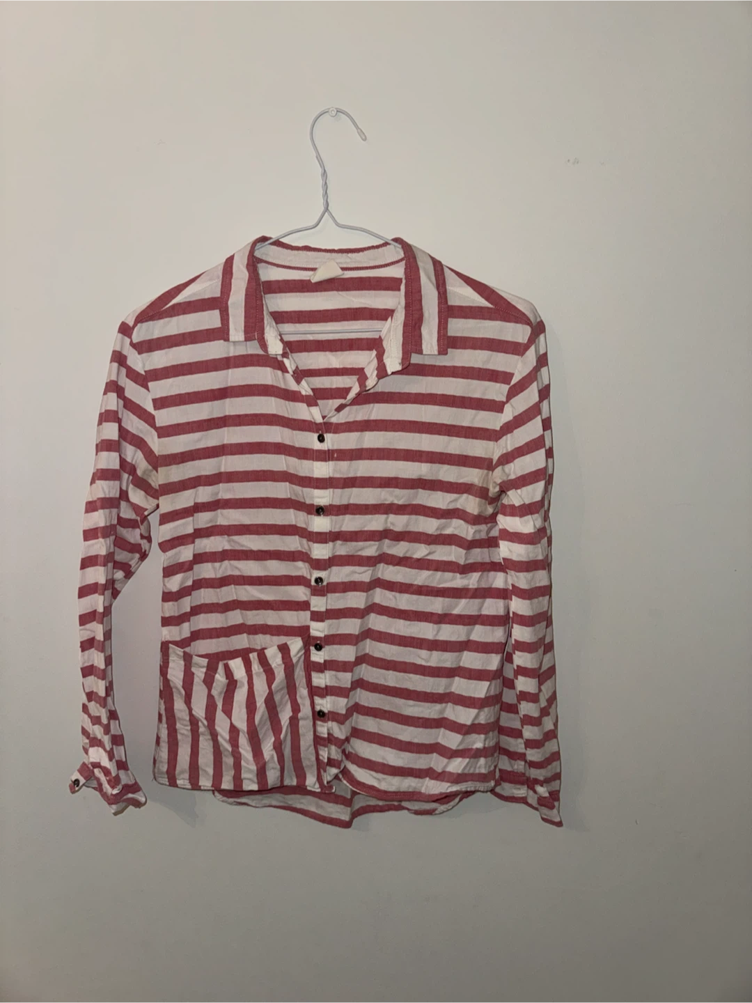 Zara Girls Striped Button-Up Shirt Size 13/14 - photo 2