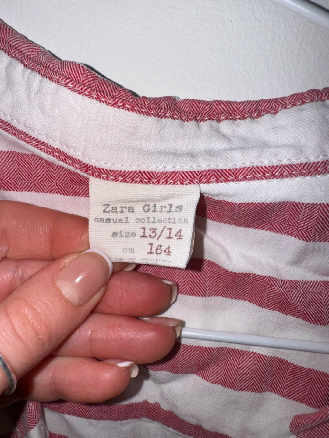 Zara Girls Striped Button-Up Shirt Size 13/14 - photo 3