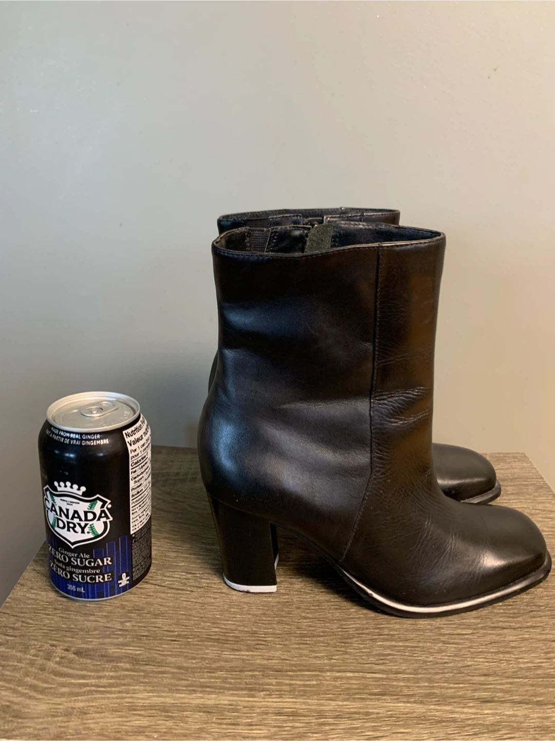 Naturalizer Black Leather Ankle Boots - photo 2