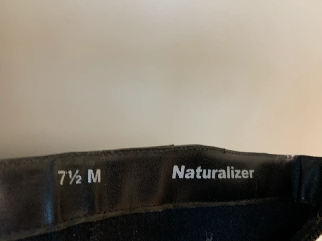 Naturalizer Black Leather Ankle Boots - photo 5