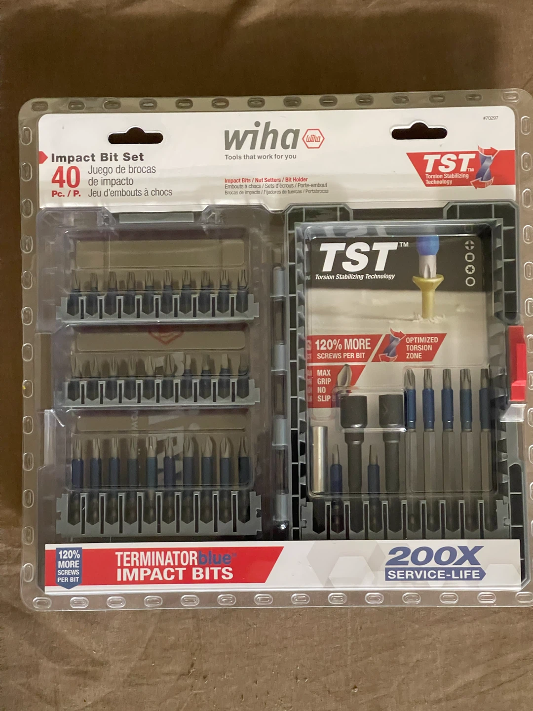 Wiha 40-Piece Impact Bit Set