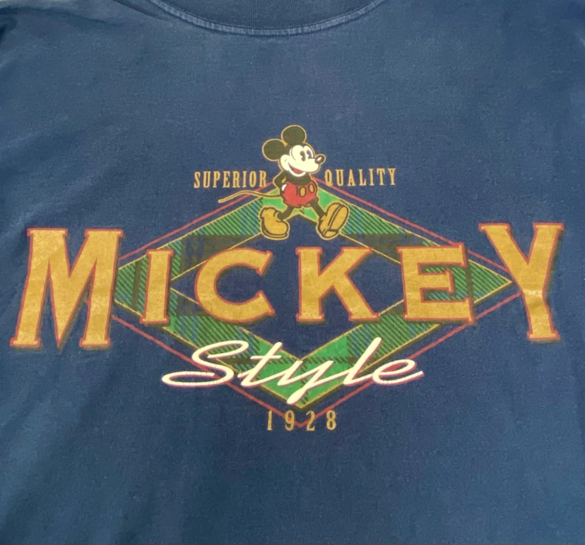 Vintage 90s Mickey Style Long Sleeve T-Shirt - photo 2