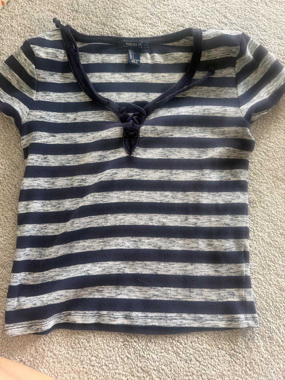 Forever 21 Striped Cropped Top - photo 2