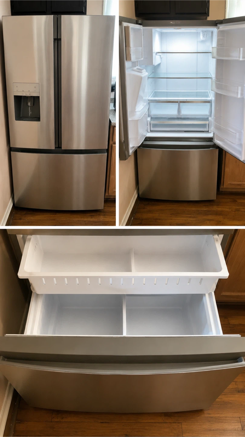 Stainless Steel French Door Refrigerator